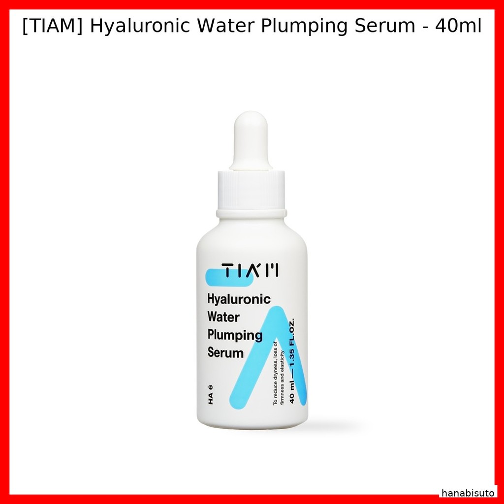 [TIAM] Serum dưỡng ẩm nước Hyaluronic - 40ml / Serum Hàn Quốc / Hiệu ứng làm ướt / Chính hãng 100% c