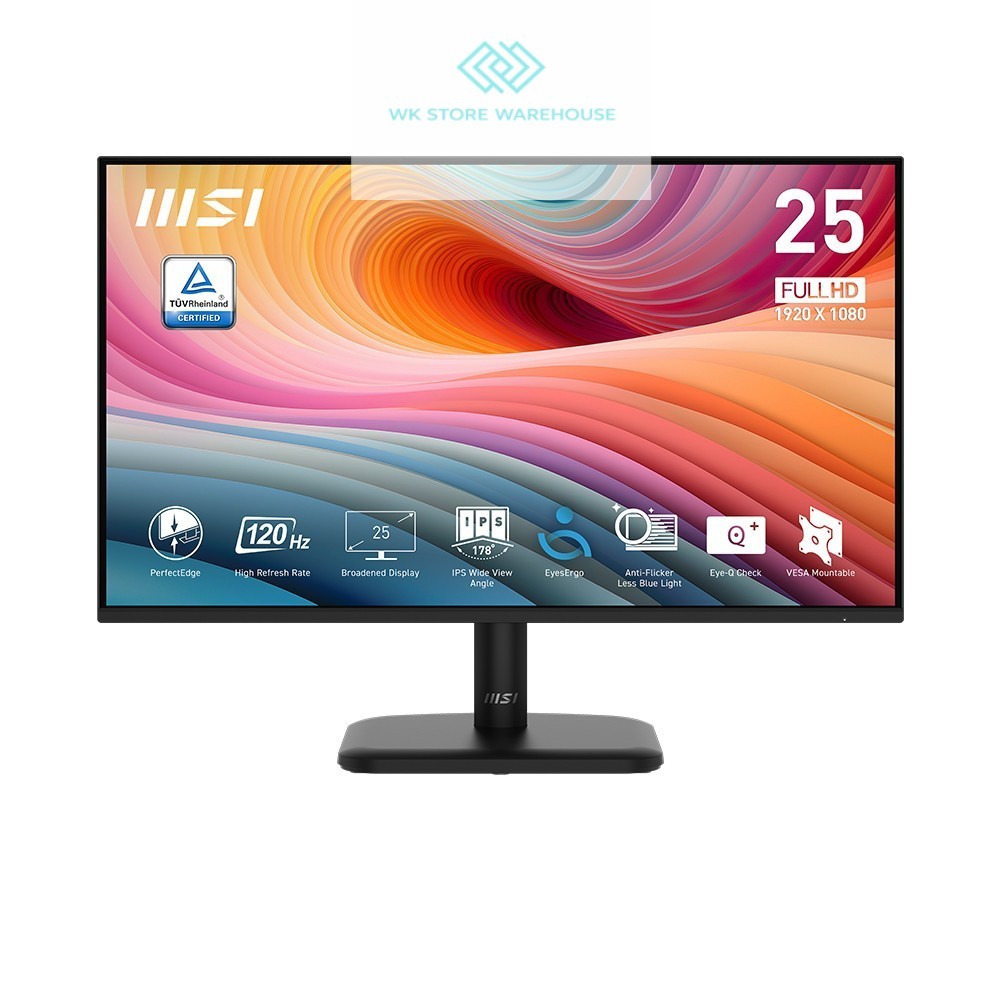 Màn Hình MSI MP251L E2 Pro, 24.5 inch/ IPS / Full HD 120Hz, Mới BH 24T