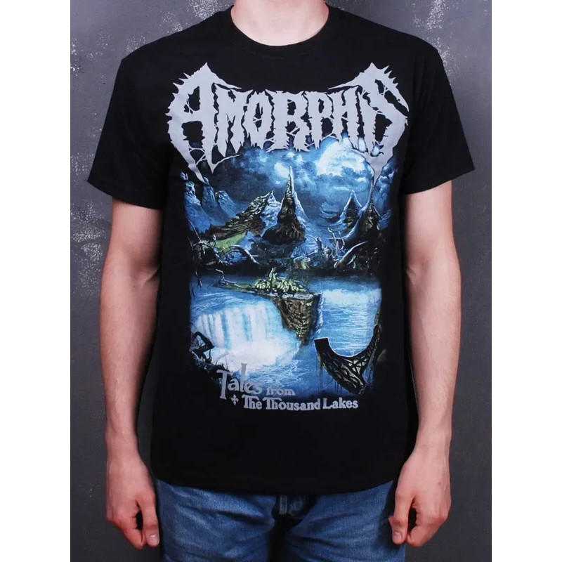 Amorphis Tales from the Thousand Lakes Áo thun đen