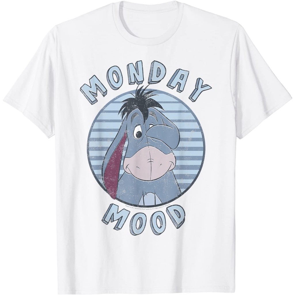 Áo thun người lớn tâm trạng thứ hai Disney Winnie The Pooh Eeyore