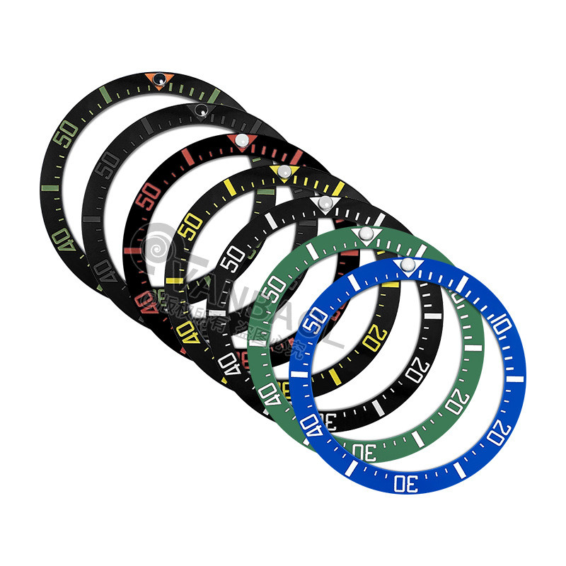 Phụ kiện đồng hồ Quy mô gốm Vòng vát Miệng Ghost King SEA Phong cách Thích hợp cho Water Ghost OO7 V