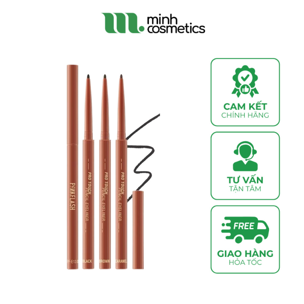 Chì Kẻ Mắt Gel Pinkflash Pro Touch Pencil Eyeliner 0.1g - Chống Nước Lâu Trôi