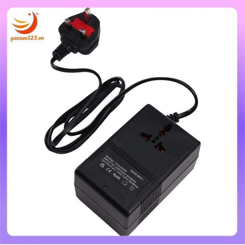 [gaozuo523.vn] Biến áp chuyển đổi điện áp du lịch nhỏ gọn 300W, bước xuống và bước lên, 220V sang 11