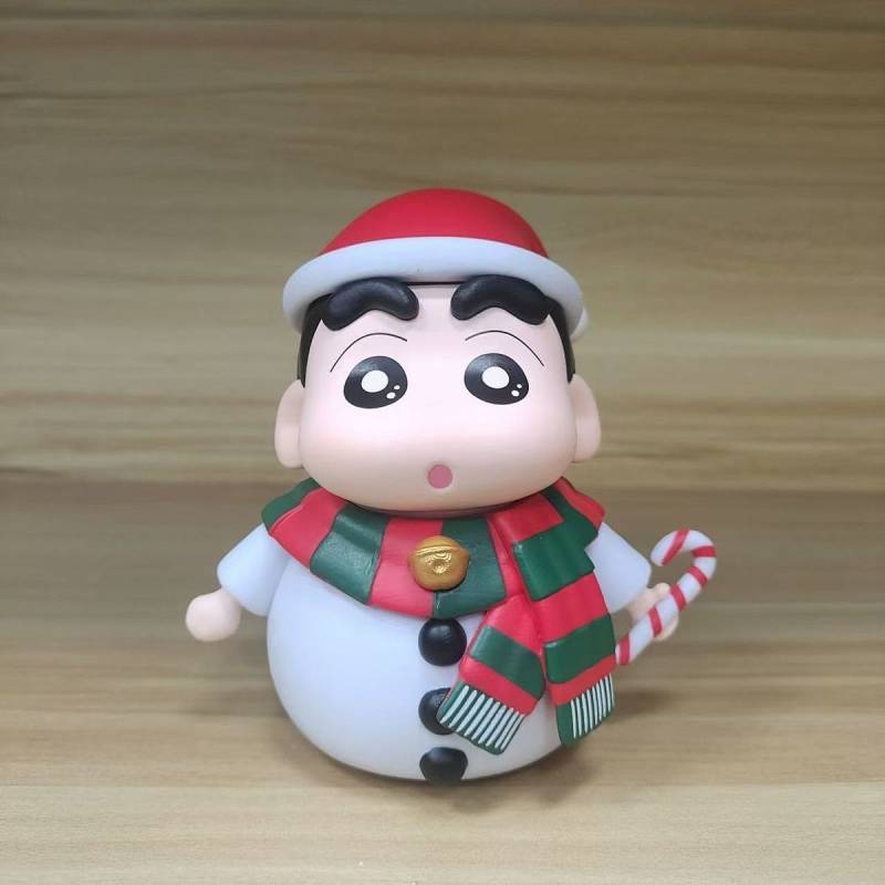 Crayon Xiaoxin Hand-Made Doodle Cute Cartoon Exquisite Christmas Tree Xiaoxin Snowman Table Decorati
