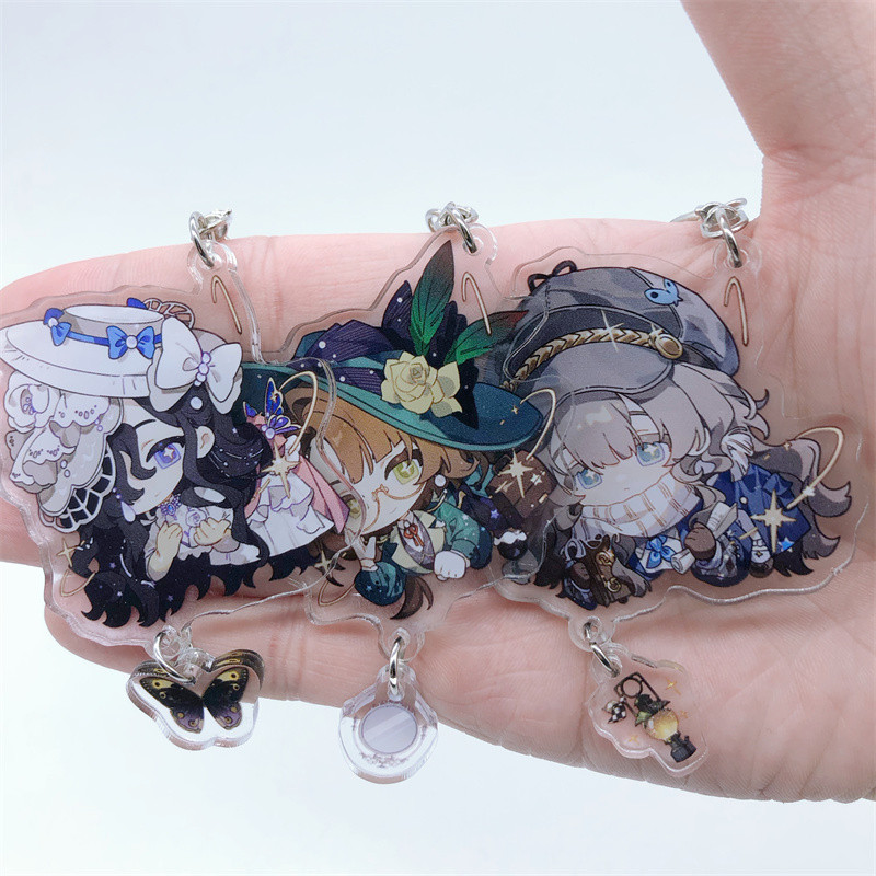 Game Reverse 1999 Isolde Melania Marcus Kakania Cosplay Anime COSTUME Keychain Accessories Key Chain