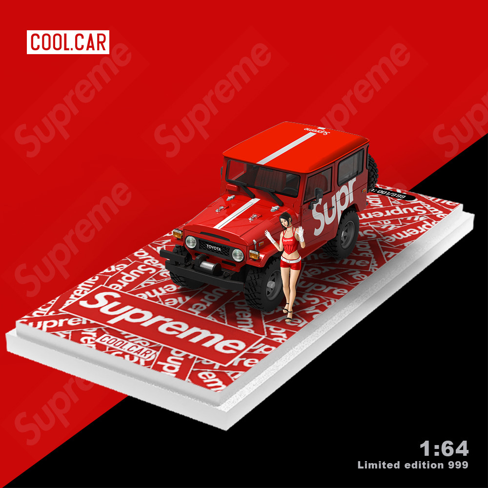 [ORDER] Mô hình xe COOL CAR 1:64 Toyota FJ40-Supreme-Doll Version CC645206