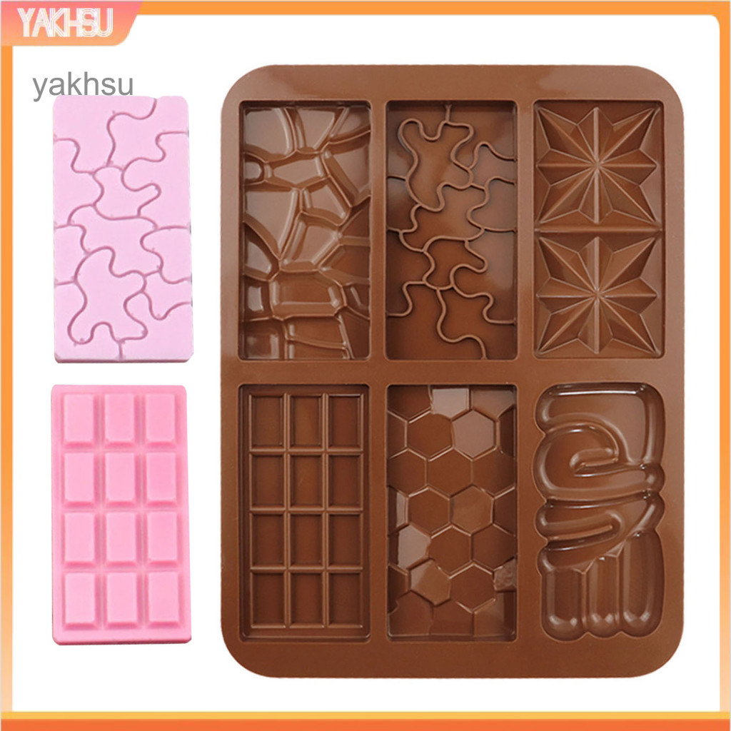 Thai| Khuôn Socola Cho Hạt Chocolate Dubai Khuôn Socola 1 Cái / 2 Chiếc Dubai Chocolate Silicon Khuô