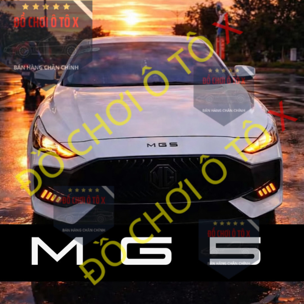 Chữ MG5, MG7, MG ZS, MG HS phong cách mới theo xe MG7