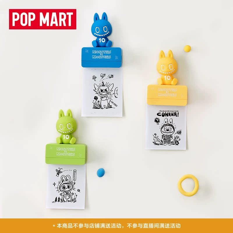 THE MONSTERS 10th Anniversary Series Nhãn dán tủ lạnh Hộp mù Trang trí búp bê