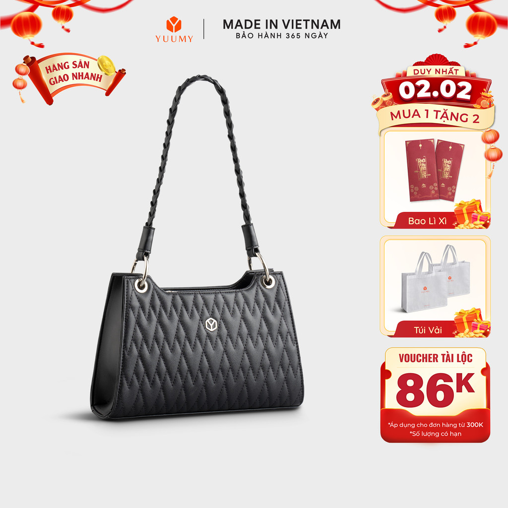 Túi Yuumy (Thời trang nữ kiểu dáng sang trọng - Túi đeo vai da Seasand YN223)