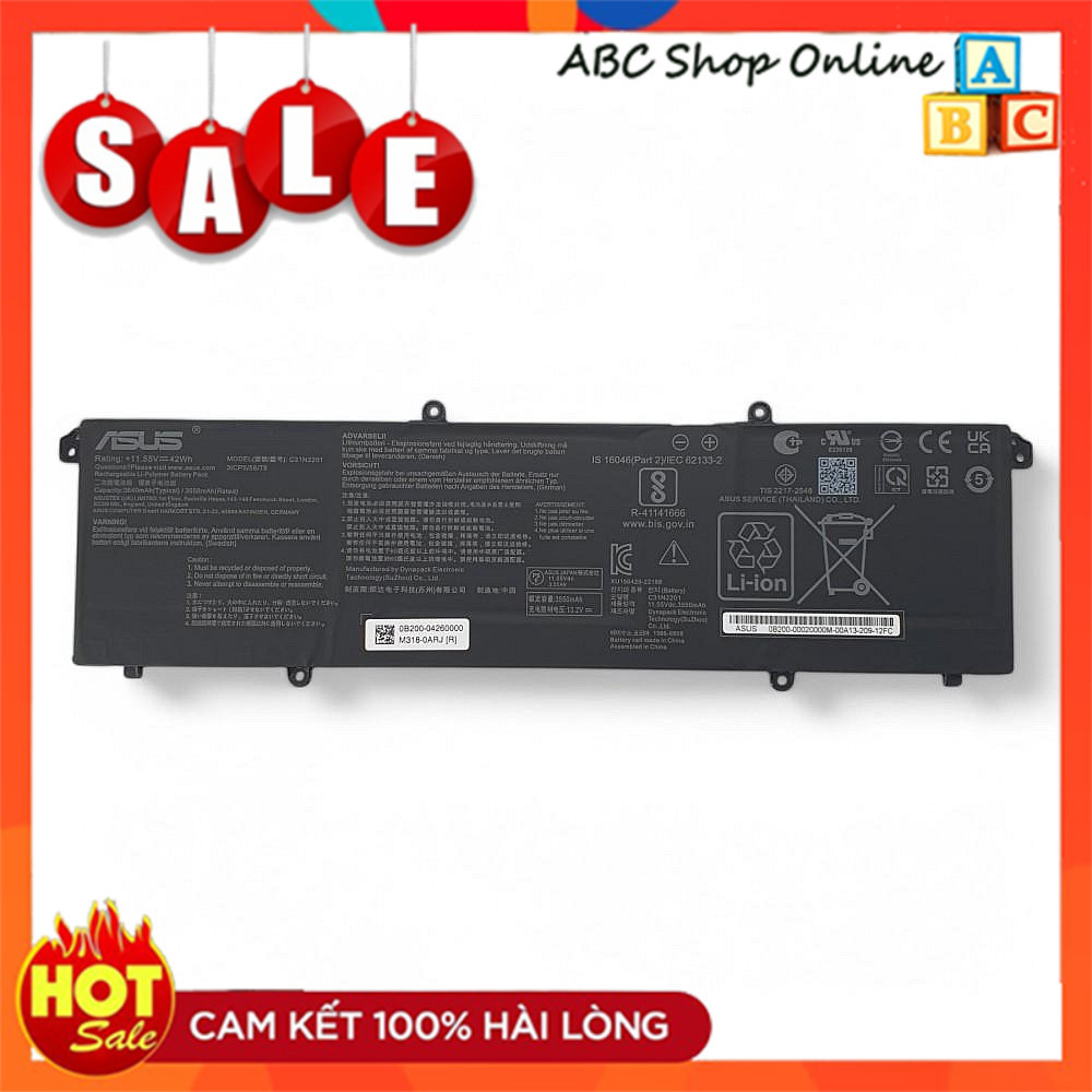 Pin Laptop Asus Vivobook Go 15 E1504FA 14X OLED X1403VA