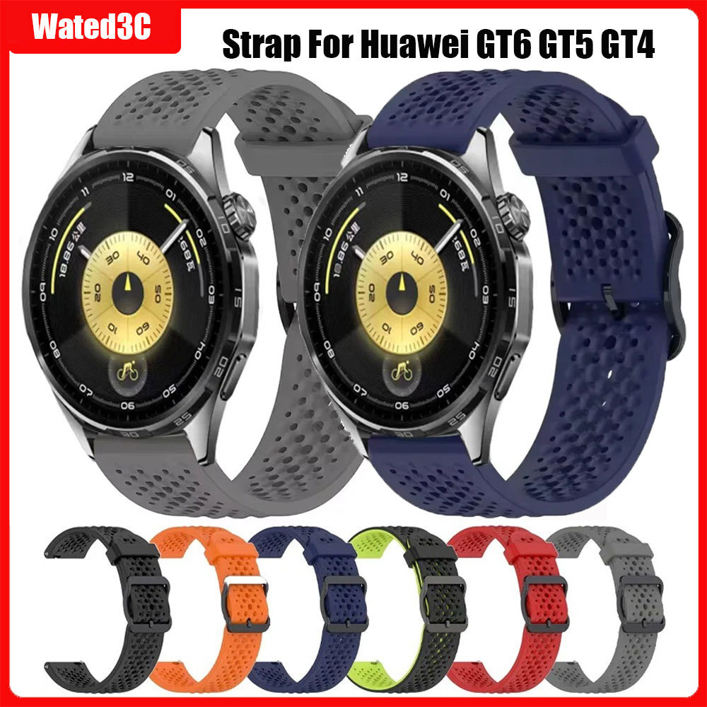 Dây Đeo Silicon Cho Huawei GT6 Pro 46mm GT5 Pro 46mm Dây Đeo Tay Cho Huawei GT5 GT4 GT3 Huawei Watch
