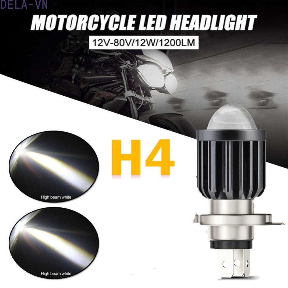 Headlight and Fog Light H4 Moto Led Motorcycle Headlight Bulbs 6000K White Light#DELA