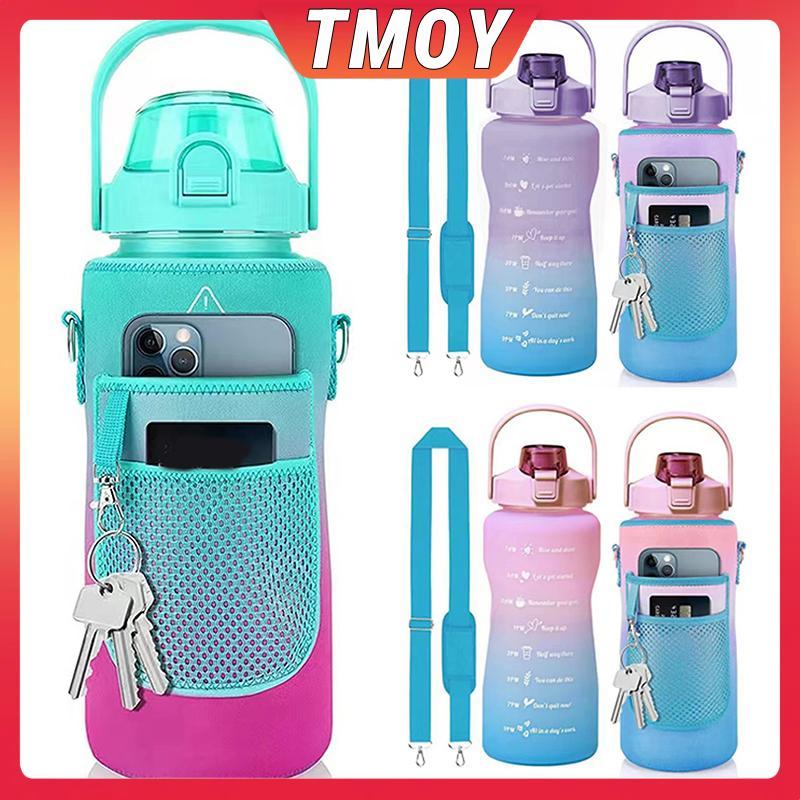 TMOY Túi đựng chai nước cầm tay có điện thoại Nhà thơ cho máy đo Stanley 64oz có tay cầm Túi đựng ch