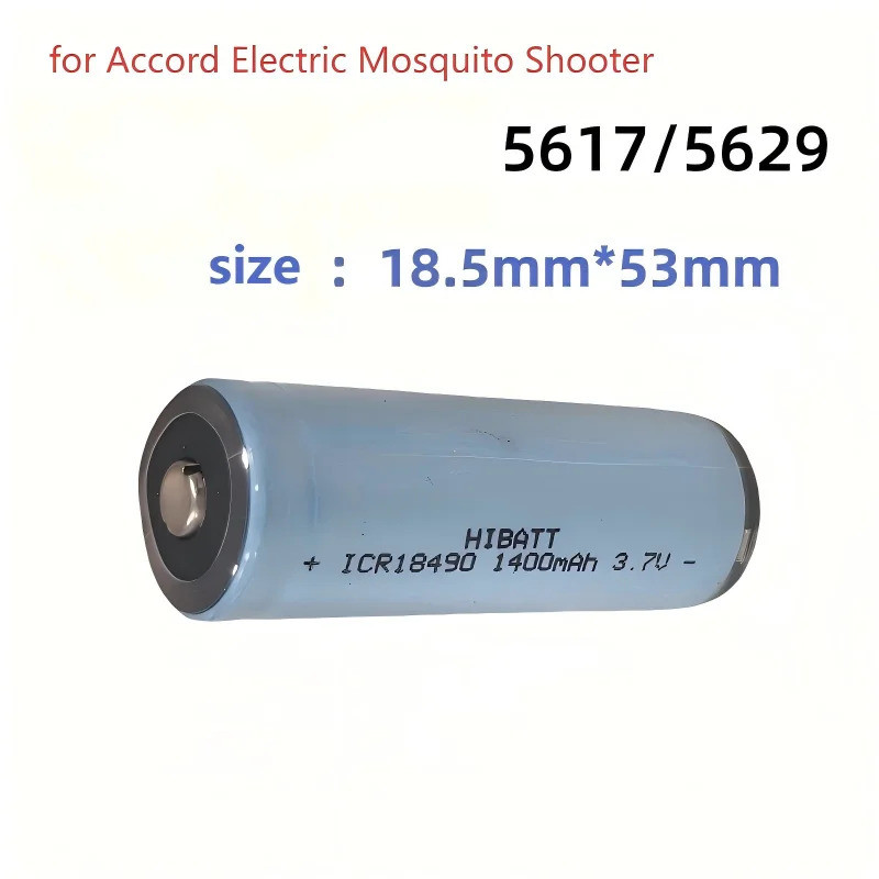 2 Cái / lốc Cho ICR18490 18490 1400mAH 3.7V Accord Điện Muỗi Bắn Súng Pin Sạc