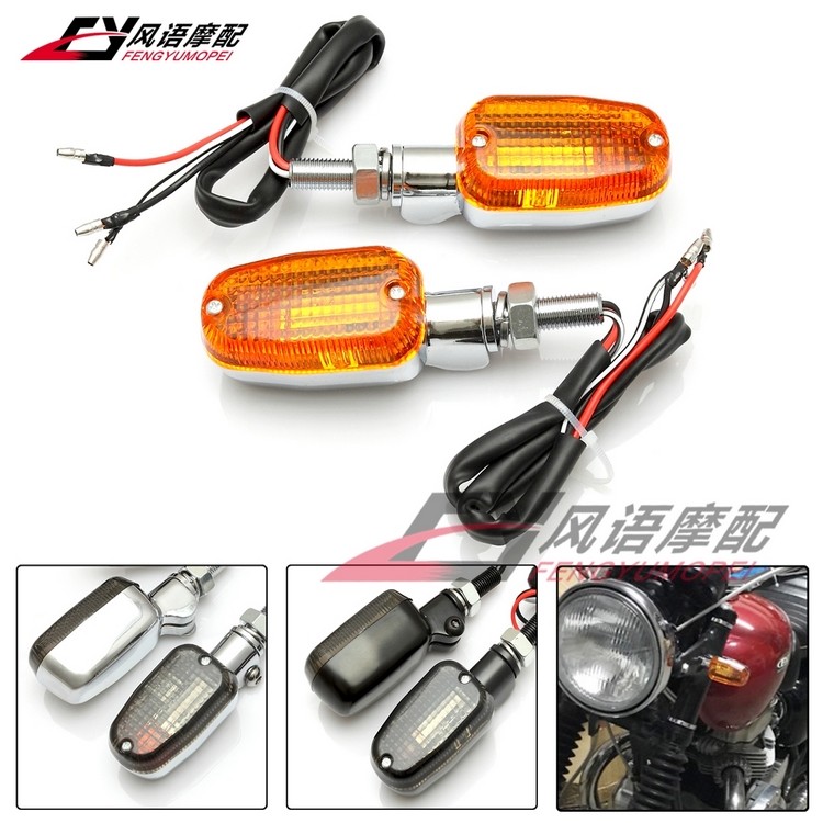 [Giảm Giá Sự Kiện] Khỉ CB400SS Stick King CL400 SR400 BJ250 Sửa Đổi Retro Tín Hiệu Biến Kim Loại