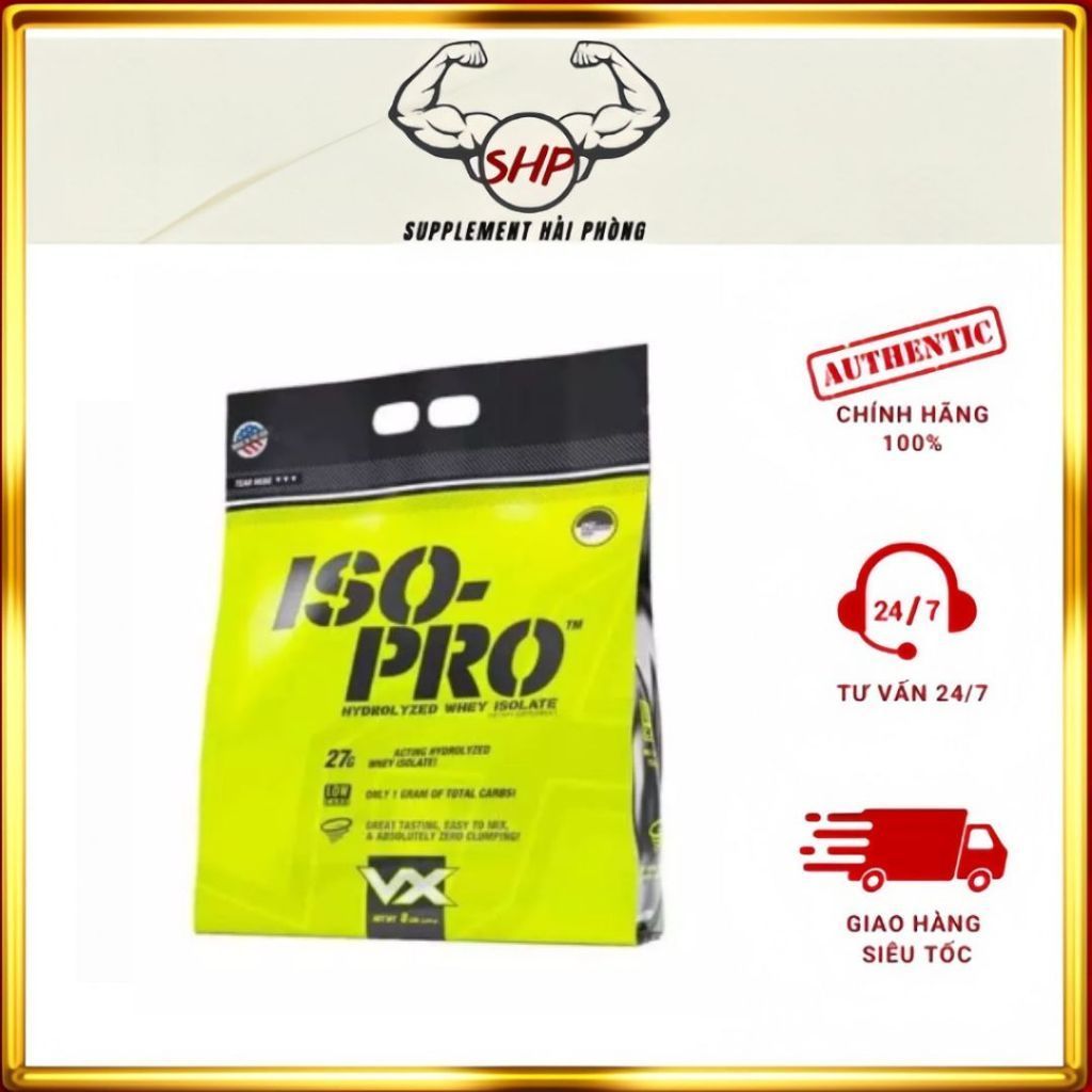 Bột Whey Vitaxtrong Iso Pro 100% Hydrolyzed Isolate 8lbs – Thực phẩm bổ sung protein tinh khiết -  S
