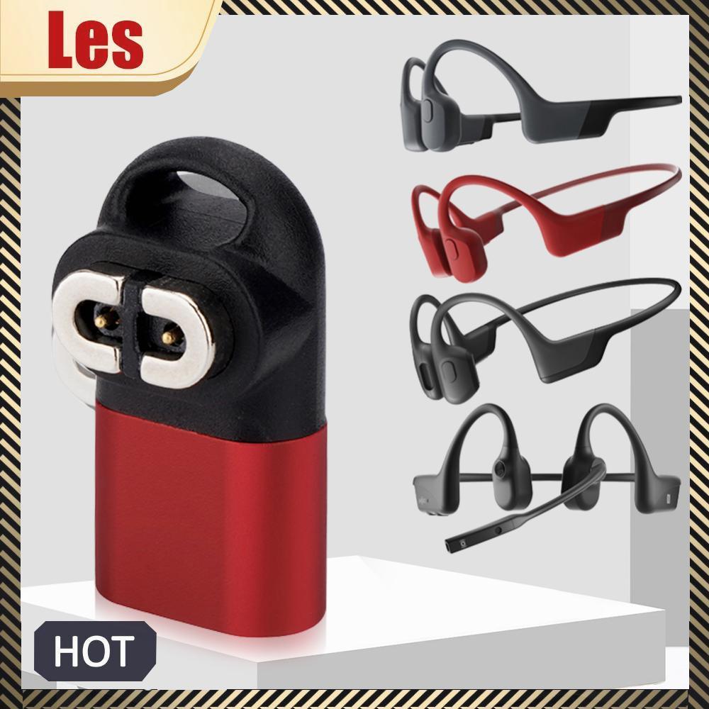 Bộ chuyển đổi sạc từ tính Đầu nối Type C Bộ sạc tai nghe uốn 90 độ cho AfterShokz Aeropex AS800 / AS