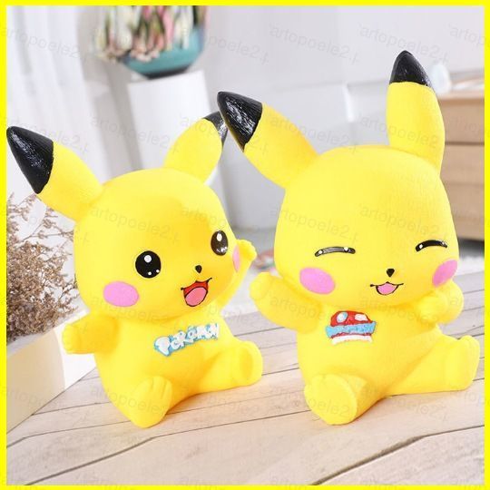ST2 Pokemon tiết kiệm nồi Hoạt hình lớn Pikachu heo đất keo không sợ rơi đồ nội thất quà tặng TS2