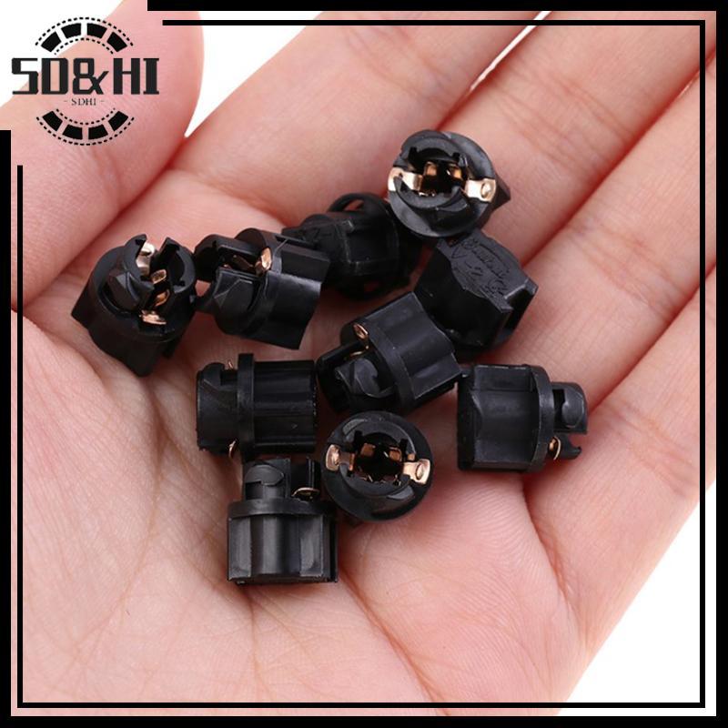 [SD & HI] 5 Đèn Tín Hiệu T5 Led Twist Soet Bảng Điều Khiển Cụm Giá Đỡ Đèn Đế T5 Đế Bóng Đèn Ô Tô Soe