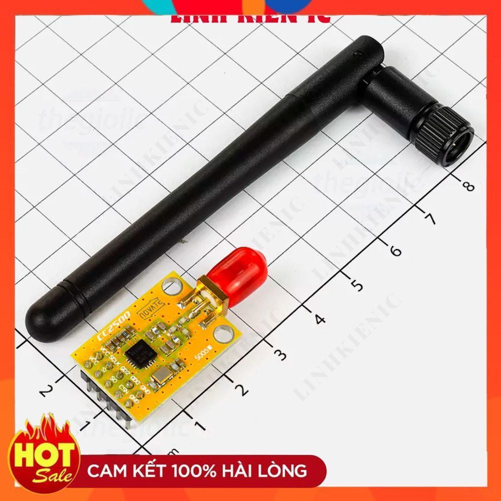 CC2500 PA LNA Thu Phát RF 2.4Ghz 1800m V2 ChipViet Store