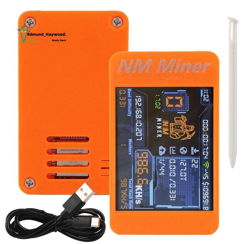 V2 Nâng cấp 980KH / S NM Miner DIY Solo Miner Crypto 2,8 Inch Màn hình màu BTC Khai thác tiền điện t