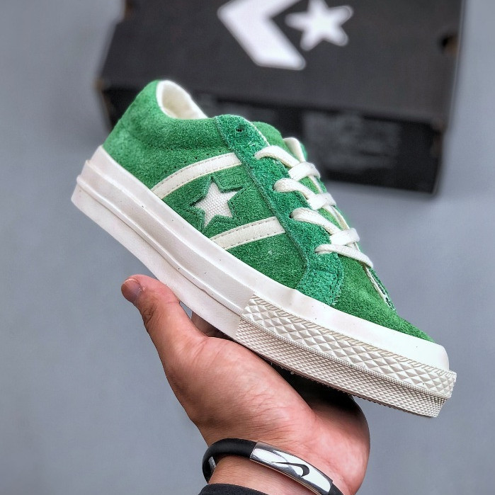 Giày thể thao thông thường Converse One Star Academy OX Green Low-Top