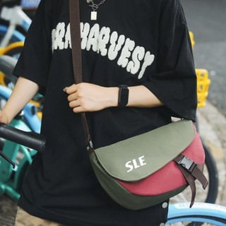 Nhật Bản Phong Cách Hàn Quốc Túi Vải Nam Nữ Sinh Viên Đại Học Đi Lại Túi Phong Cách Hồng Kông Dụng Cụ Thể Thao Tất Cả Trận Đấu Một Vai 03.01