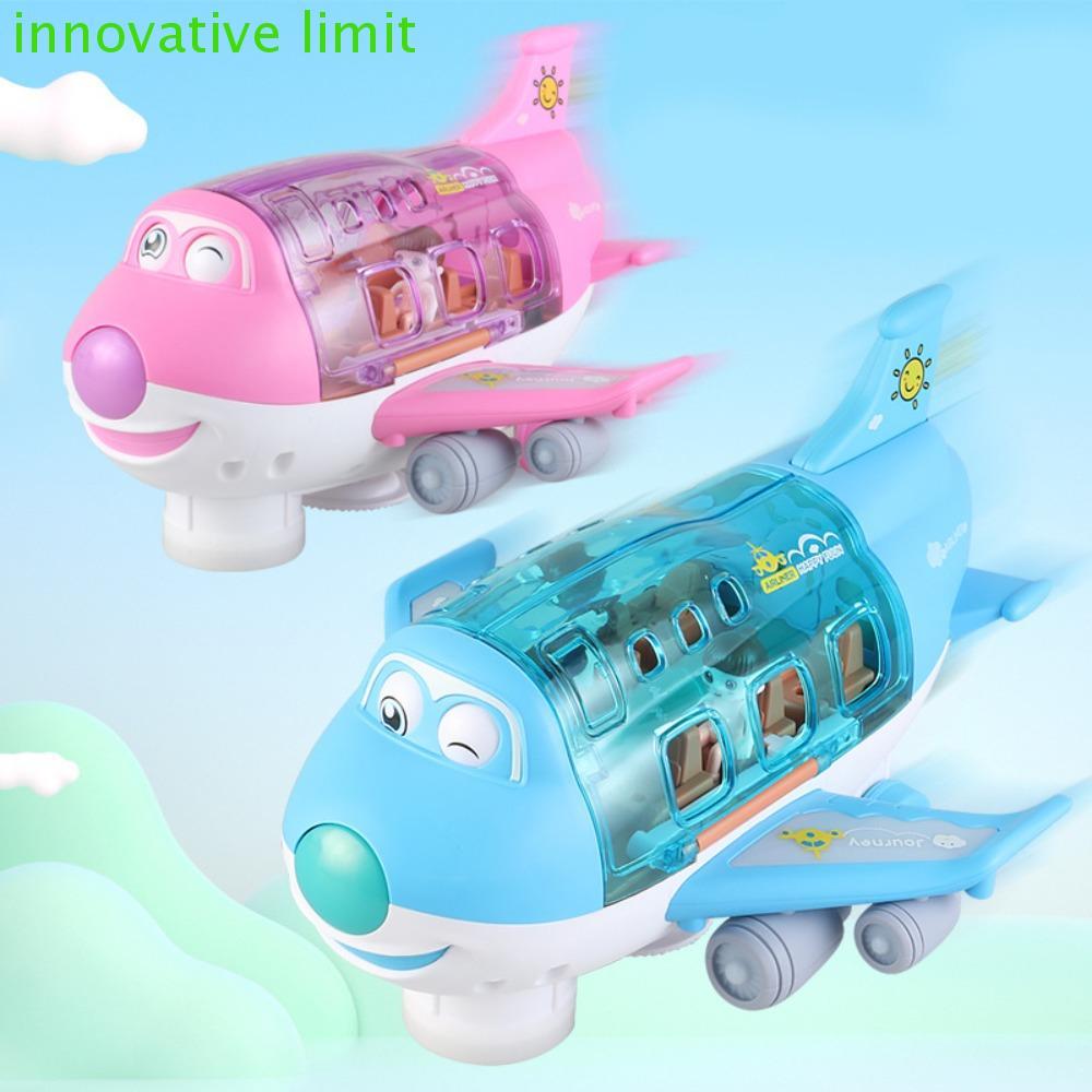 Đèn LED DYRUIZA Đồ chơi máy bay âm nhạc, Đồ chơi điện Mô hình máy bay LED bằng nhựa, Mô hình máy bay