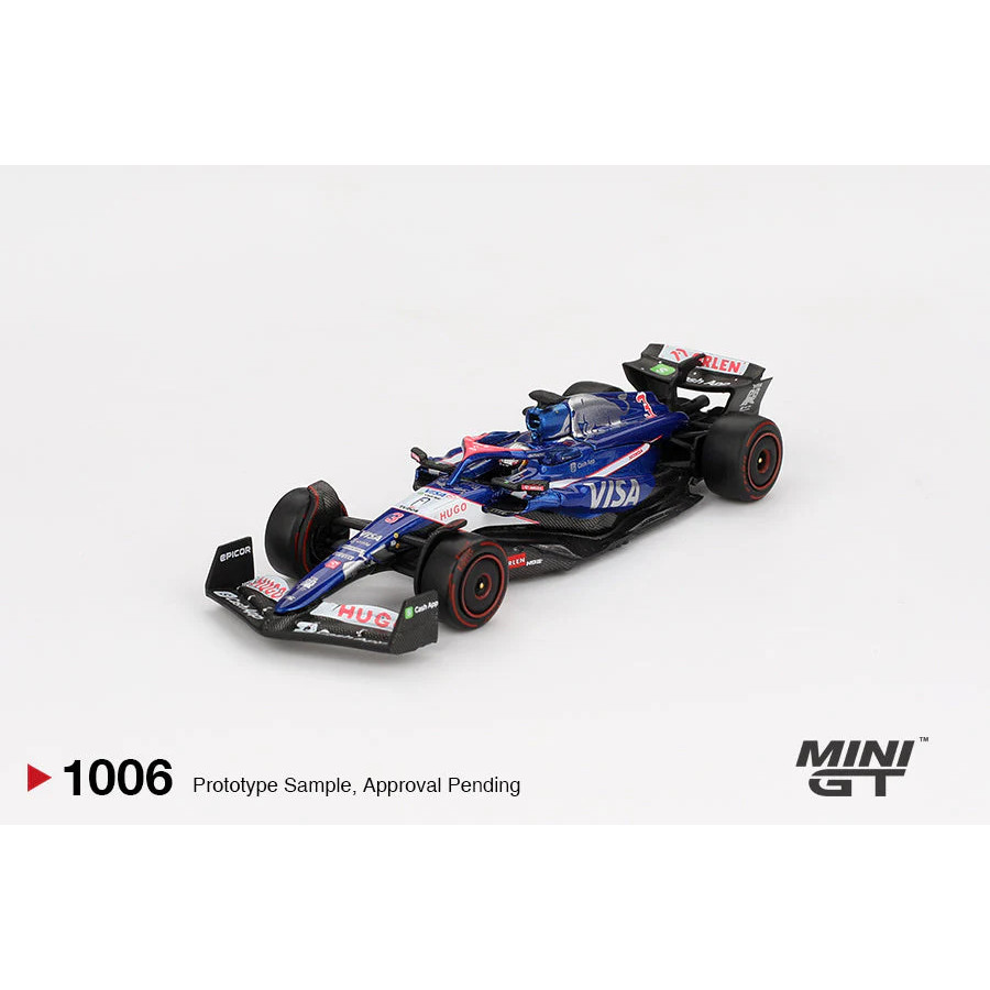 MÔ HÌNH XE Mini GT Box Version MGT01006 RB VCARB 01 #3 2024 F1 Bahrain GP Daniel Ricciardo