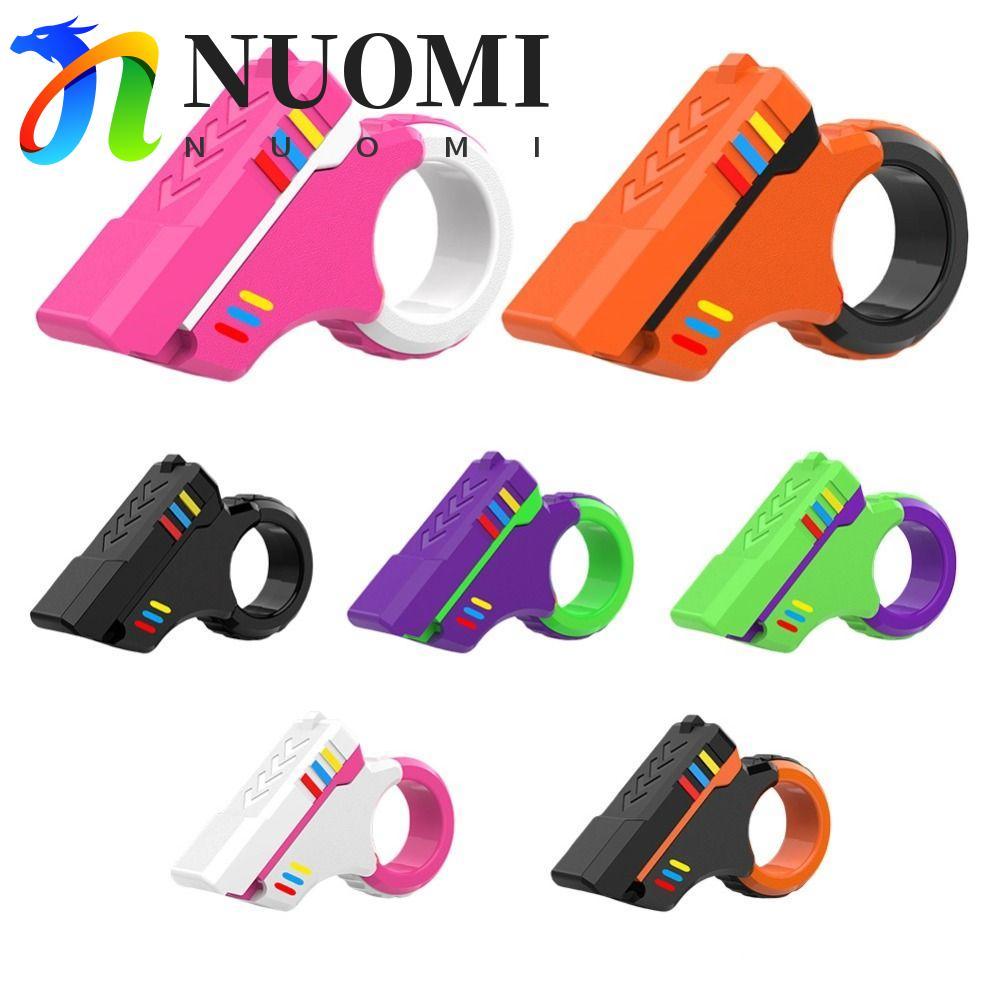 Đồ chơi Spinner, Tay Spinner 7 màu Thanh trượt ngón tay quay, ABS di động Nhỏ gọn Làm dịu Fidget Rin