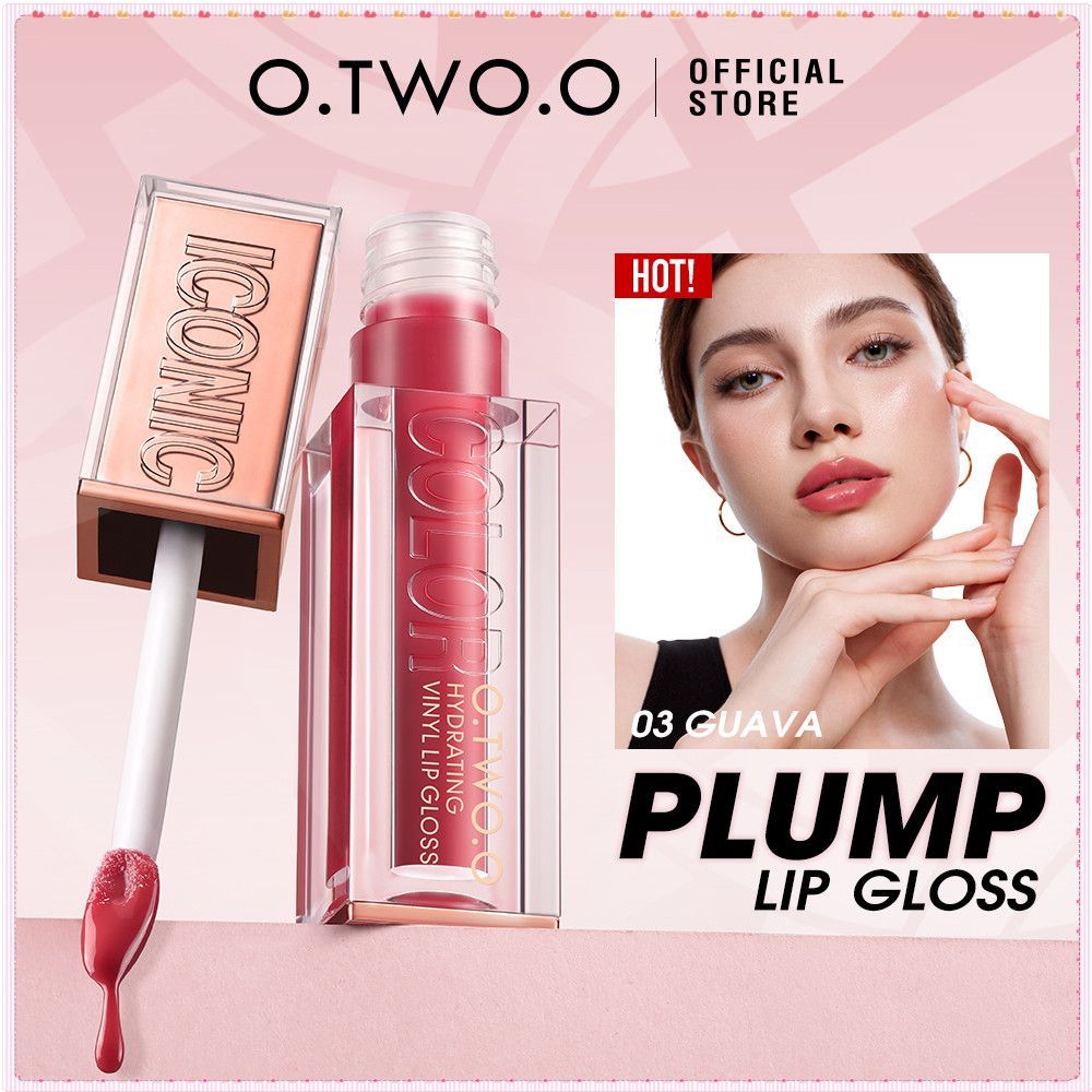 Son bóng dưỡng ẩm O.two.o Haute Hydrating Lip Gloss, son tint dưỡng ẩm, son lì dạng nước, son bóng t
