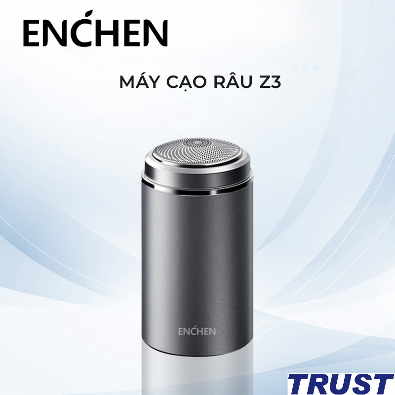 Máy cạo râu mini Enchen Z3 lưỡi dao 3 vòng tự mài,  chống nước IPX4, thiết kế nhỏ gọn - Chính Hãng