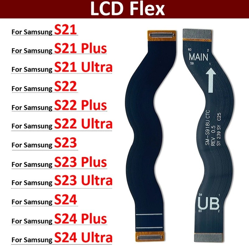 Mới Màn Hình LCD Kết Nối Cáp Cho Samsung S21 S22 S23 S24 Plus Ultra Fe Màn Hình Linh Kiện Thay Thế