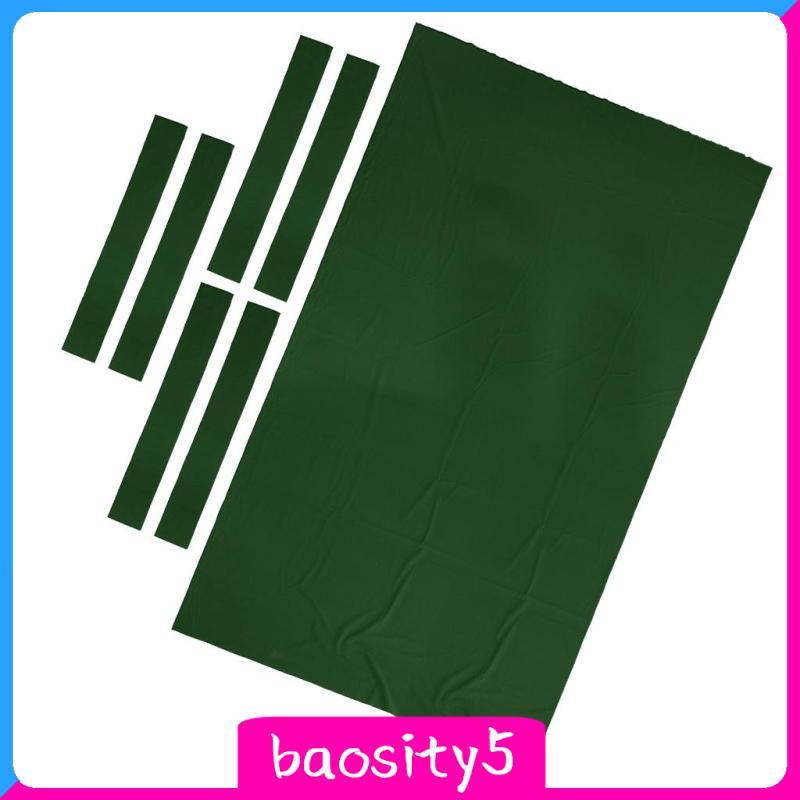 9ft Worsted Billiard Pool Table Vải Bida nỉ w / Đệm Rail Màu Đỏ