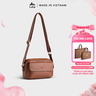 Túi Lata (Thời trang nam dáng ngang - Túi đeo chéo da TN26)