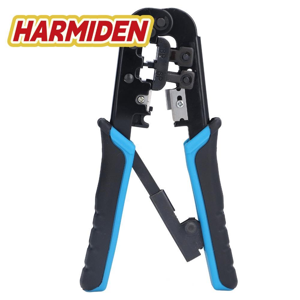 Công cụ uốn HARMIDEN RJ45, Công cụ uốn mô-đun 6 trong 1 tất cả trong một, Dụng cụ cắt dây và vũ nữ t
