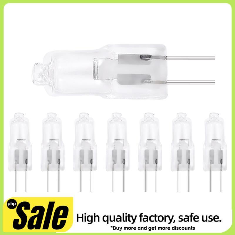 Bóng đèn Halogen 12V 20W Đèn trắng ấm Bi-Pin Base 8 chiếc