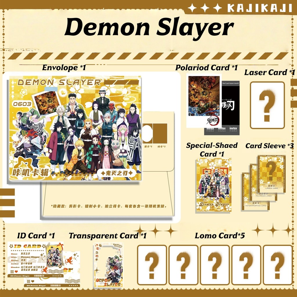 Manhwa Manga Demon Slayer Tomioka Giyuu Kanroji Mitsuri Tokitou Muichirou Card Casebook Kaji Photoca