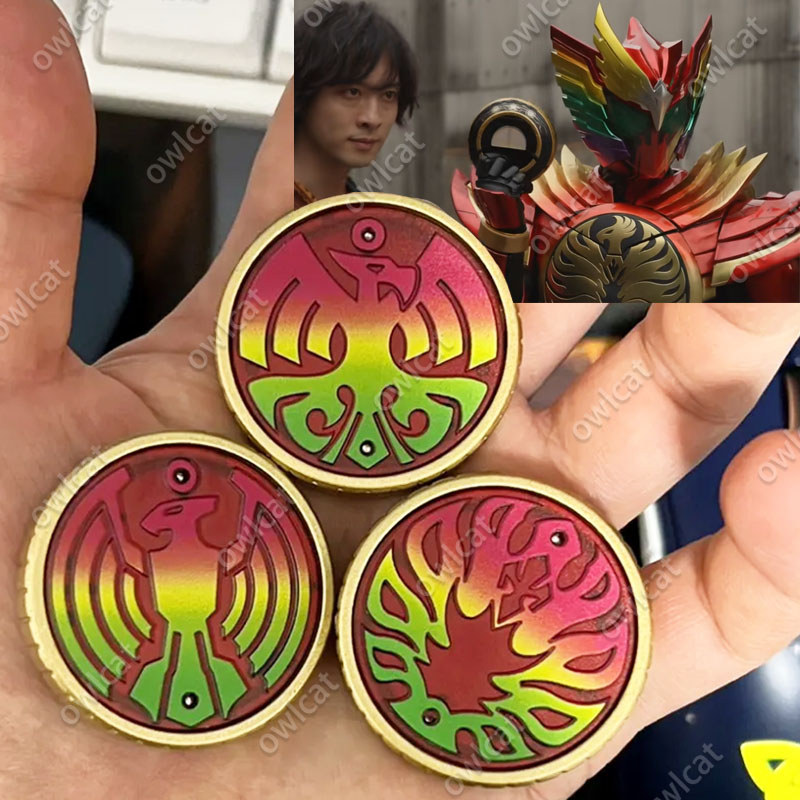 Tiền xu Set Taka Kujaku Condor Core Medal (NO Chip CSM size) Ankh Kamen Rider OOO TaJaDol Combo Eter