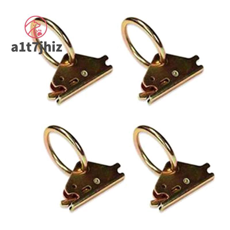 4 Gói Thép E-Track O-Ring Tie-Down Neo cho E-Track Tie-Down Hệ thống Hàng hóa an toàn trong Xe kéo p