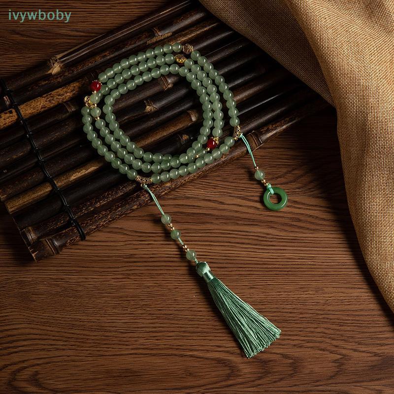 <[CDATA[[IVY] Chocker Phong Cách Trung Hoa Hạt Xanh Pha Lê - quà tặng tốt]]>