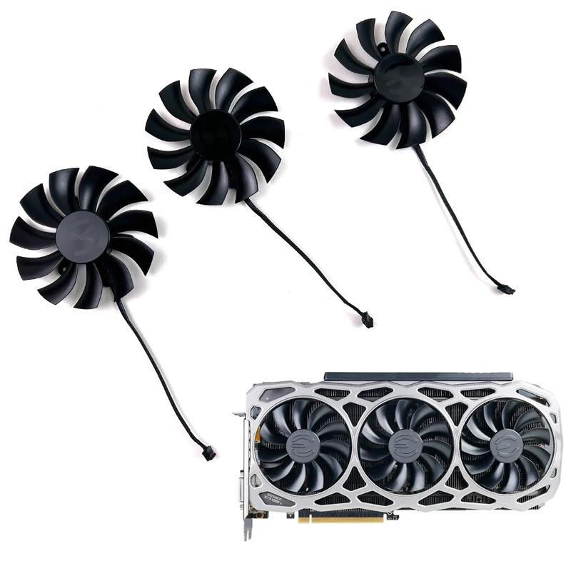 Quạt Làm Mát MỚI 87mm 4pin PLA09215B12H 0.55A 4Pin GTX1080 GPU Cooler Cho EVGA GTX 1080TI FTW3 GTX 1