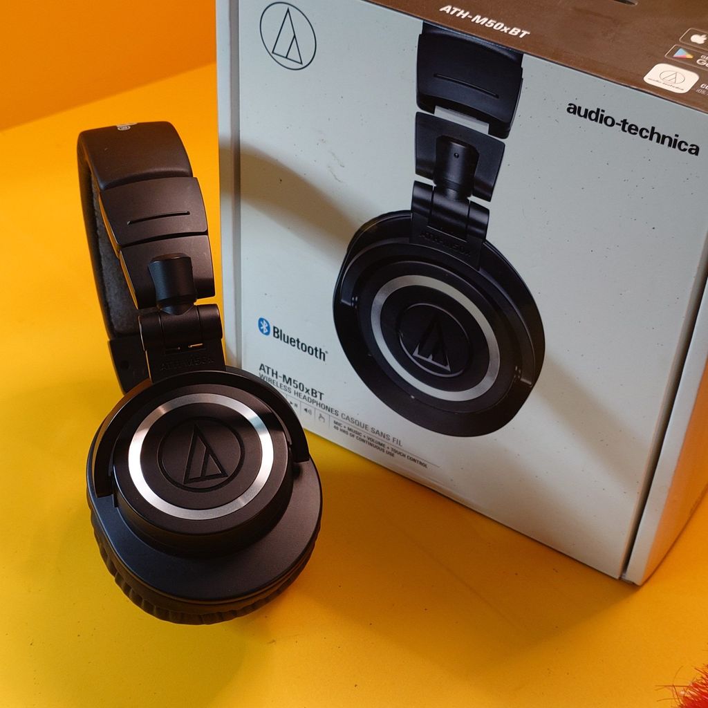 Tai nghe Audio-Technica ATH-M50xBT cũ – Bluetooth chất âm studio, pin lâu