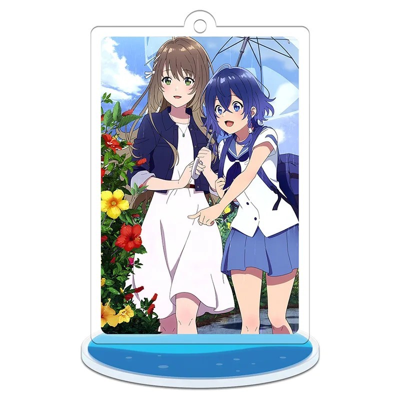 Mô hình Standee anime The Aquatope on White Sand mica acrylic nhân vật Kukuru Fuuka trang trí bàn họ