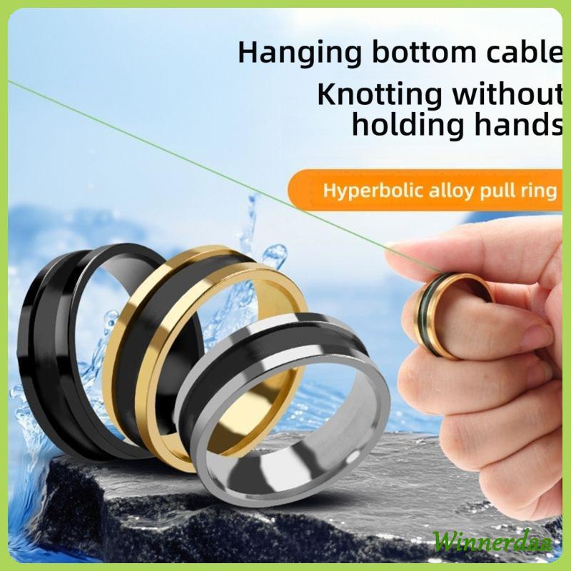 Aluminum Alloy Fishing Line Pulling Rings Replacement Fishing Line Knot Puller