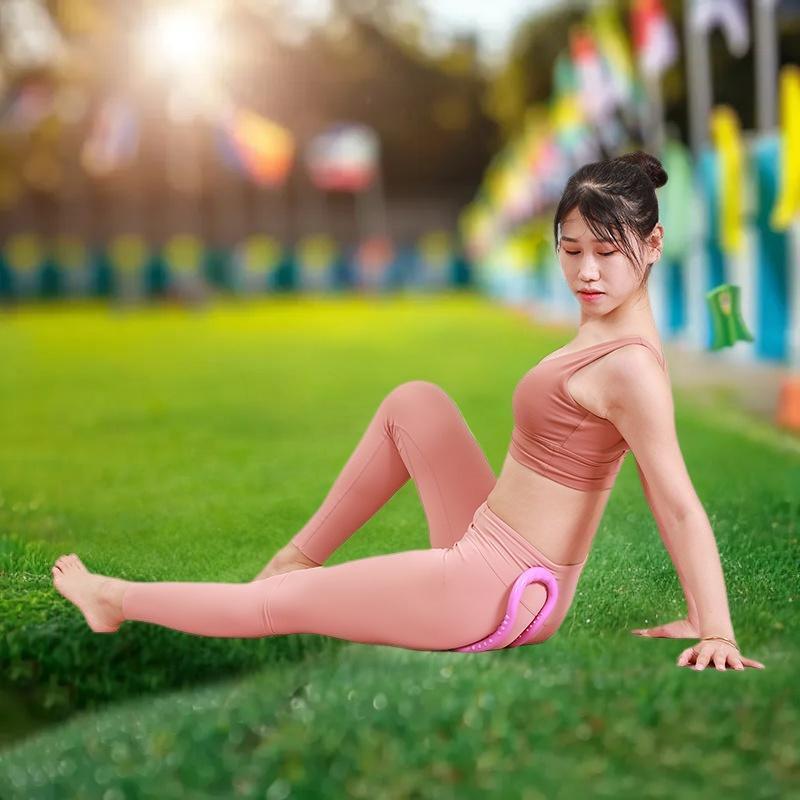 DRH Yoga Circle Pilates Stretch Ring Home Women Fitness Equipment Fascia Massage Body Fitness Fitnes