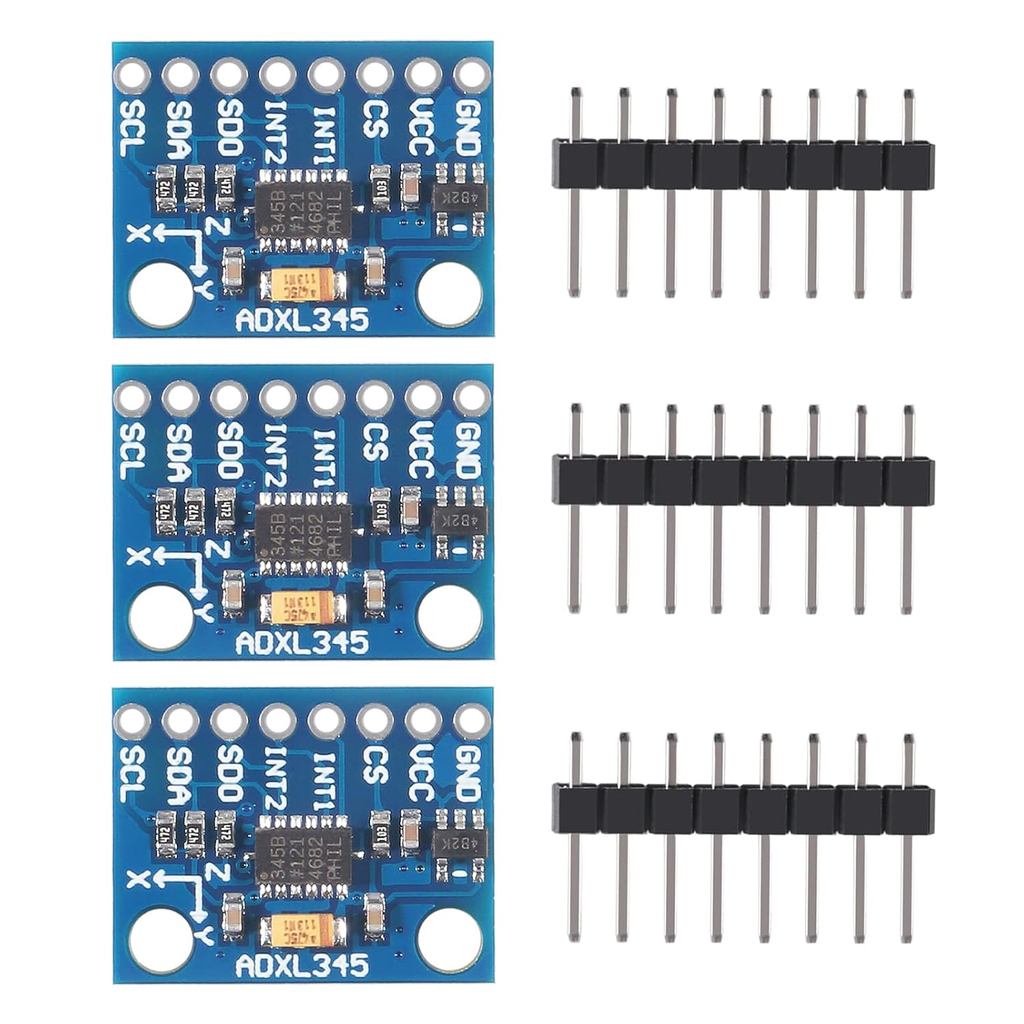 3 CHIẾC GY-291 ADXL345 Tăng tốc kỹ thuật số 3 trục của Mô-đun nghiêng trọng lực với hộp số IIC SPI c