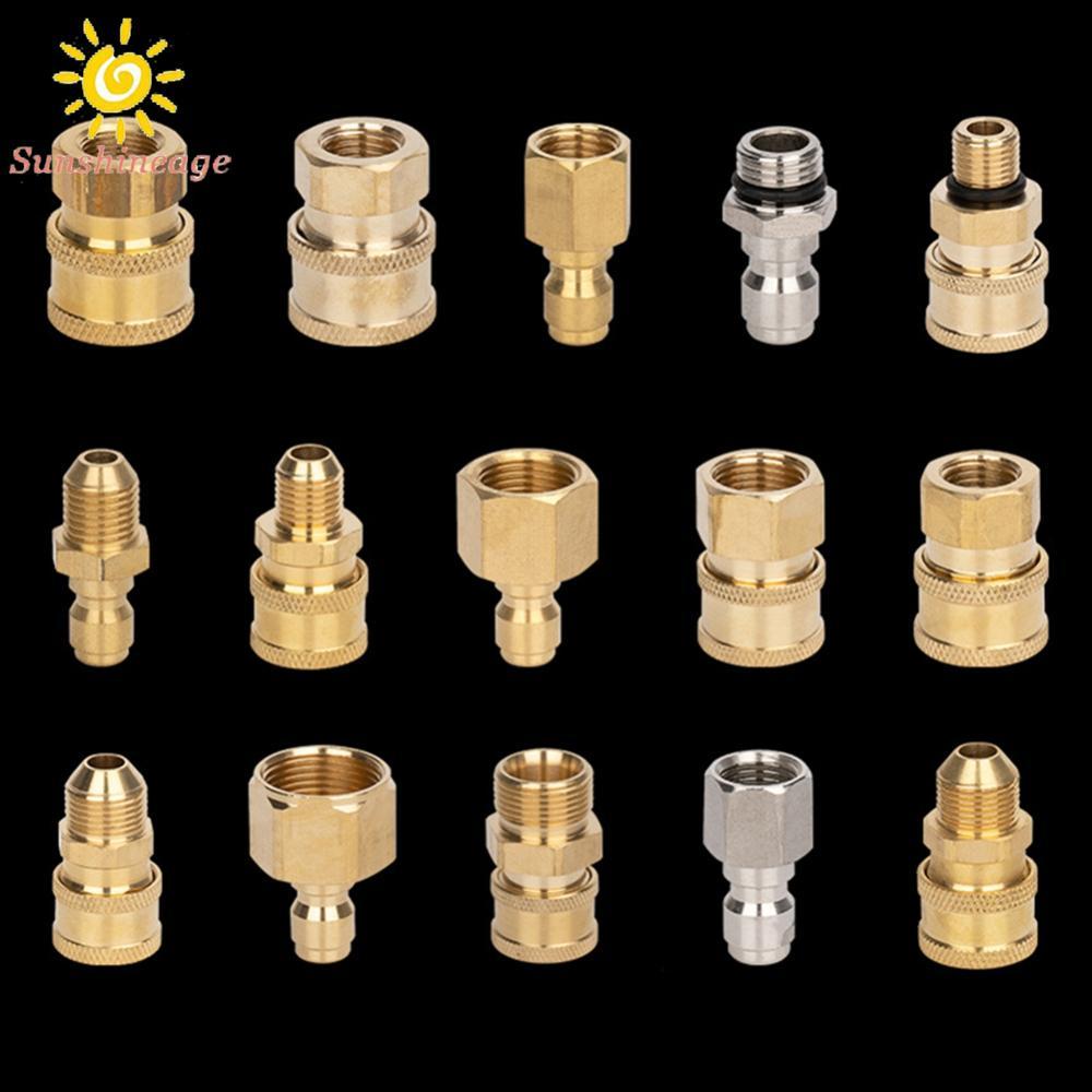 【SUNAGE】Quick Connector Coupler for Garden Hoses External M22x1 5mm Female Thread【HOT Fashion】