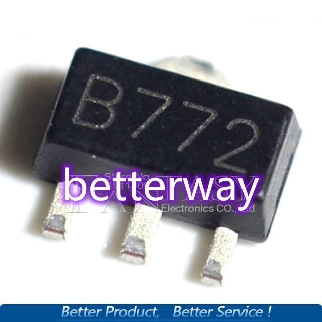 20 CHIẾC 2SB772 SOT89 B772 SMD SOT-89 PNP TRUYỀN ĐIỆN TRUNG BÌNH mới và betterway